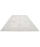 Serenity 8'10'' X 12'7'' Hand-Knotted Wool Rug 8'10'' x 12'7'' (265 X 378) / Ivory / Blue