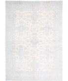 Serenity 8'10'' X 12'7'' Hand-Knotted Wool Rug 8'10'' x 12'7'' (265 X 378) / Ivory / Blue