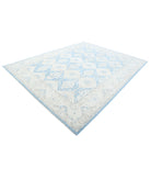 Serenity 9'2'' X 11'4'' Hand-Knotted Wool Rug 9'2'' x 11'4'' (275 X 340) / Blue / Ivory