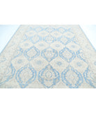 Serenity 9'2'' X 11'4'' Hand-Knotted Wool Rug 9'2'' x 11'4'' (275 X 340) / Blue / Ivory