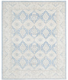 Serenity 9'2'' X 11'4'' Hand-Knotted Wool Rug 9'2'' x 11'4'' (275 X 340) / Blue / Ivory