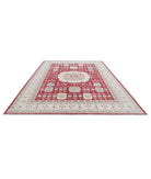 Mamluk 8'10'' X 12'2'' Hand-Knotted Wool Rug 8'10'' x 12'2'' (265 X 365) / Red / Ivory