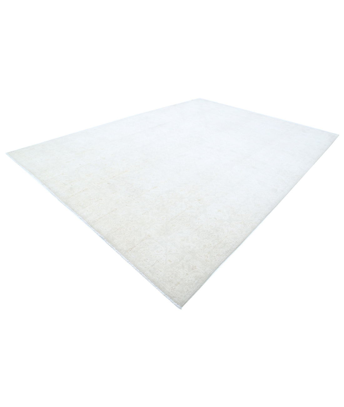 Serenity 10'1'' X 13'8'' Hand-Knotted Wool Rug 10'1'' x 13'8'' (303 X 410) / Ivory / Grey