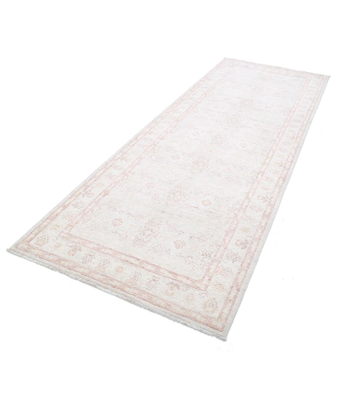 Serenity 3'10'' X 10'8'' Hand-Knotted Wool Rug 3'10'' x 10'8'' (115 X 320) / Grey / Taupe