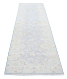 Serenity 2'9'' X 10'9'' Hand-Knotted Wool Rug 2'9'' x 10'9'' (83 X 323) / Grey / Ivory