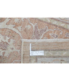 Serenity 2'4'' X 9'8'' Hand-Knotted Wool Rug 2'4'' x 9'8'' (70 X 290) / Peach / Grey