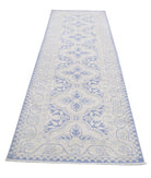 Serenity 2'11'' X 9'10'' Hand-Knotted Wool Rug 2'11'' x 9'10'' (88 X 295) / Blue / Ivory