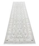 Serenity 2'8'' X 11'2'' Hand-Knotted Wool Rug 2'8'' x 11'2'' (80 X 335) / Grey / Ivory