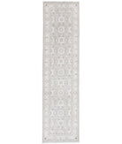 Serenity 2'8'' X 11'2'' Hand-Knotted Wool Rug 2'8'' x 11'2'' (80 X 335) / Grey / Ivory