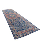 Mamluk 4'9'' X 15'4'' Hand-Knotted Wool Rug 4'9'' x 15'4'' (143 X 460) / Blue / Red