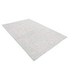 Serenity 5'11'' X 8'11'' Hand-Knotted Wool Rug 5'11'' x 8'11'' (178 X 268) / Ivory / Blue