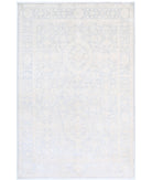 Serenity 5'11'' X 8'11'' Hand-Knotted Wool Rug 5'11'' x 8'11'' (178 X 268) / Ivory / Blue