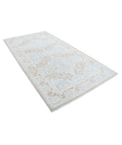 Serenity 5'1'' X 9'8'' Hand-Knotted Wool Rug 5'1'' x 9'8'' (153 X 290) / Taupe / Blue