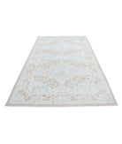 Serenity 5'1'' X 9'8'' Hand-Knotted Wool Rug 5'1'' x 9'8'' (153 X 290) / Taupe / Blue