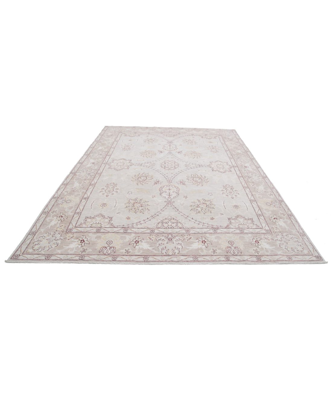 Serenity 8'3'' X 10'10'' Hand-Knotted Wool Rug 8'3'' x 10'10'' (248 X 325) / Ivory / Taupe