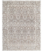 Serenity 7'10'' X 10'3'' Hand-Knotted Wool Rug 7'10'' x 10'3'' (235 X 308) / Brown / Ivory