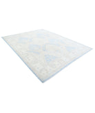 Serenity 8'2'' X 10'5'' Hand-Knotted Wool Rug 8'2'' x 10'5'' (245 X 313) / Blue / Ivory