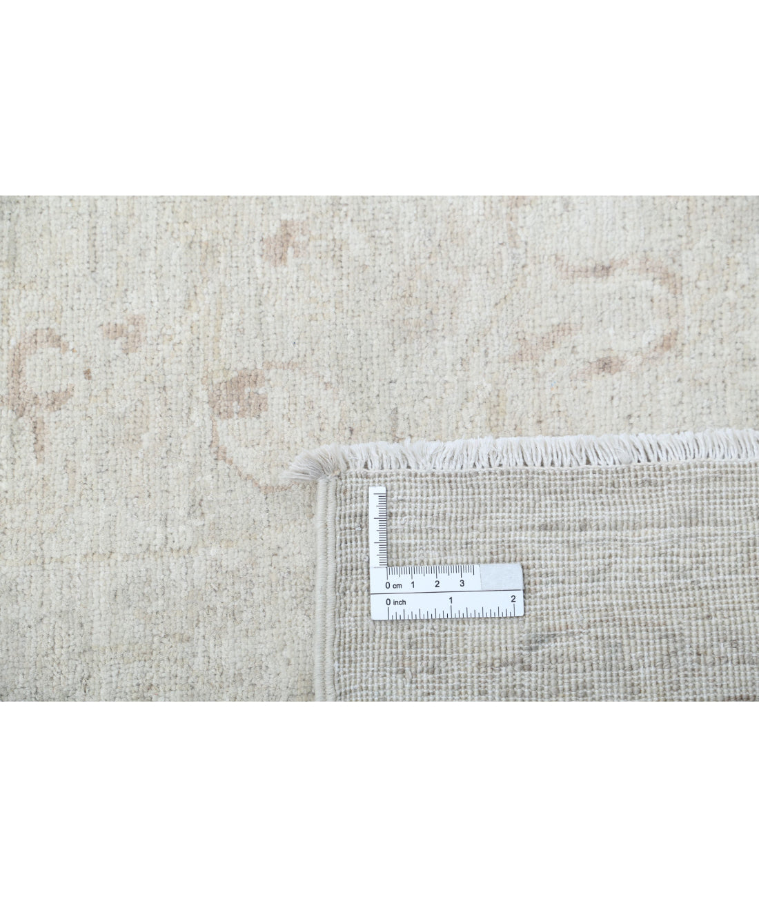 Serenity 3'1'' X 10'1'' Hand-Knotted Wool Rug 3'1'' x 10'1'' (93 X 303) / Ivory / Taupe