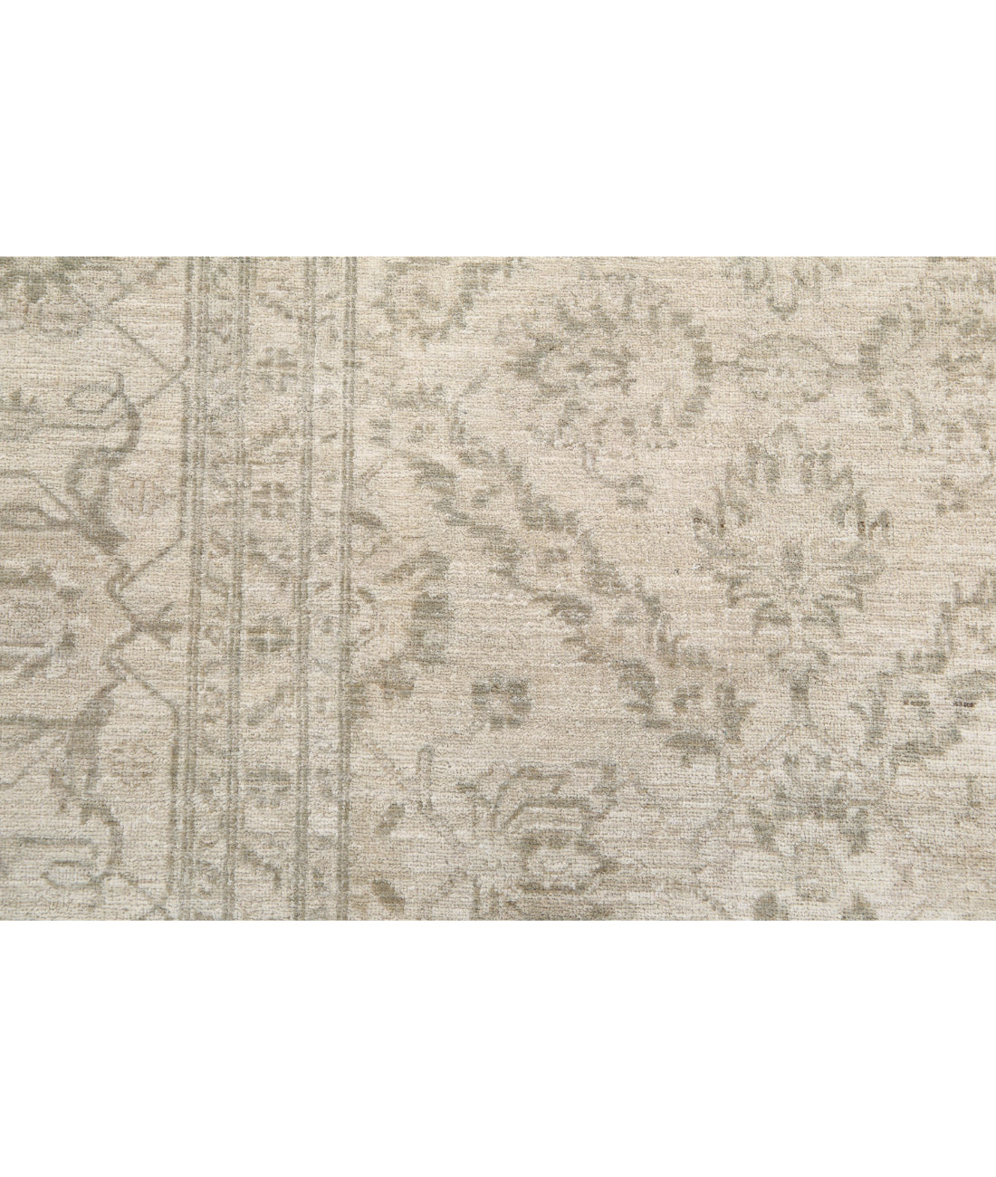 Serenity 9'9'' X 12'10'' Hand-Knotted Wool Rug 9'9'' x 12'10'' (293 X 385) / Ivory / Grey