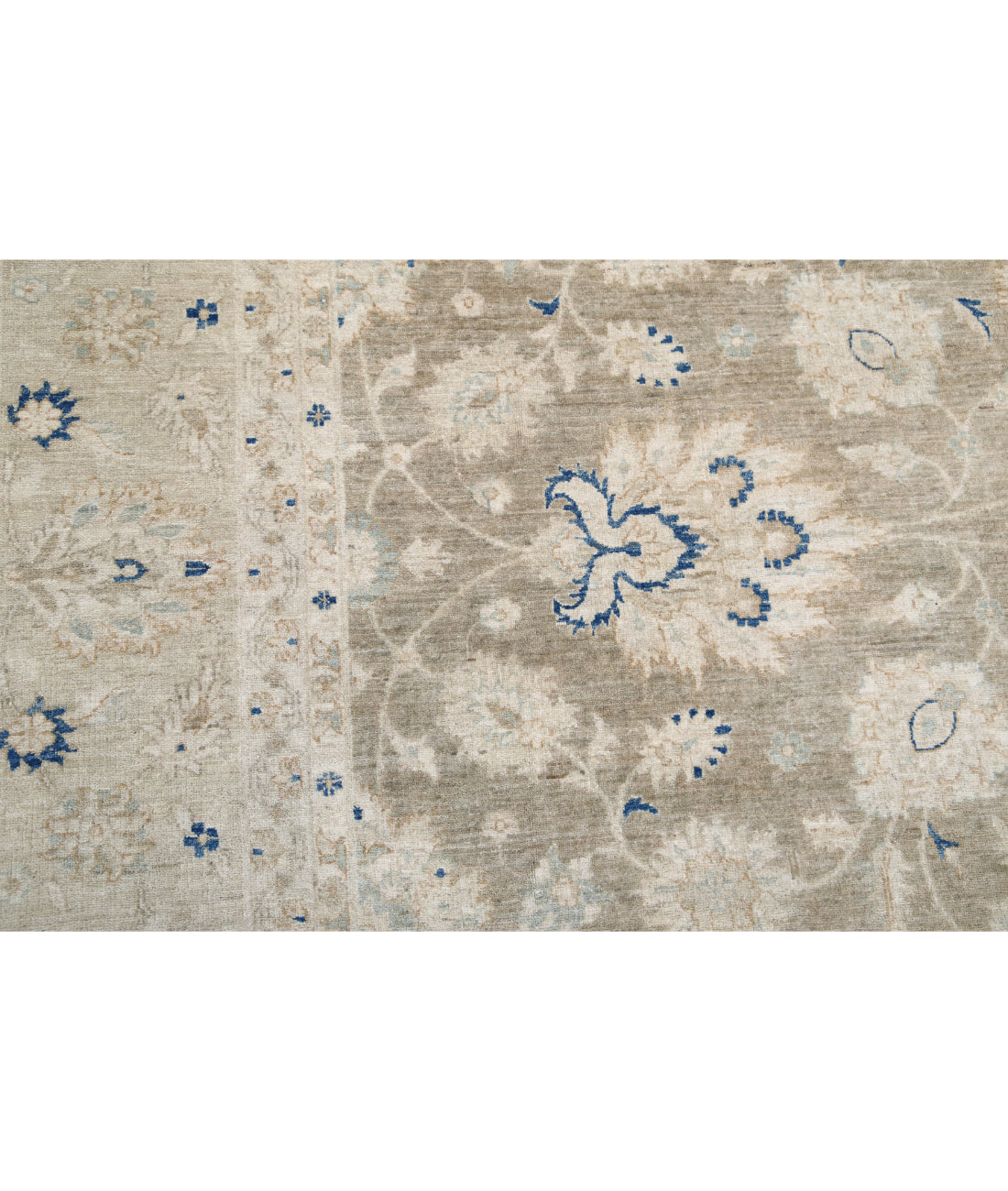 Serenity 10'0'' X 13'8'' Hand-Knotted Wool Rug 10'0'' x 13'8'' (300 X 410) / Taupe / Ivory