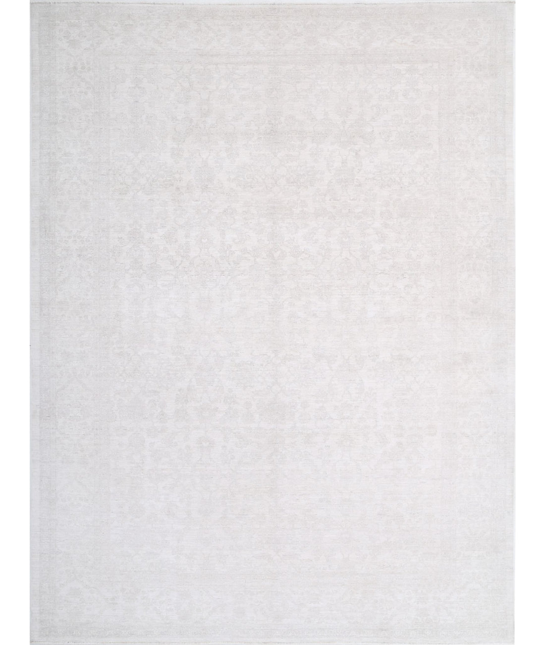 Serenity 10'2'' X 13'4'' Hand-Knotted Wool Rug 10'2'' x 13'4'' (305 X 400) / Ivory / Grey