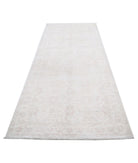 Serenity 3'10'' X 10'6'' Hand-Knotted Wool Rug 3'10'' x 10'6'' (115 X 315) / Grey / Ivory