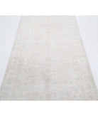 Serenity 3'10'' X 10'6'' Hand-Knotted Wool Rug 3'10'' x 10'6'' (115 X 315) / Grey / Ivory