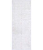 Serenity 3'10'' X 10'6'' Hand-Knotted Wool Rug 3'10'' x 10'6'' (115 X 315) / Grey / Ivory