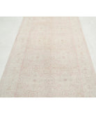 Serenity 3'11'' X 11'0'' Hand-Knotted Wool Rug 3'11'' x 11'0'' (118 X 330) / Ivory / Pink