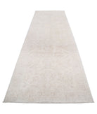 Serenity 3'10'' X 12'6'' Hand-Knotted Wool Rug 3'10'' x 12'6'' (115 X 375) / Ivory / Taupe