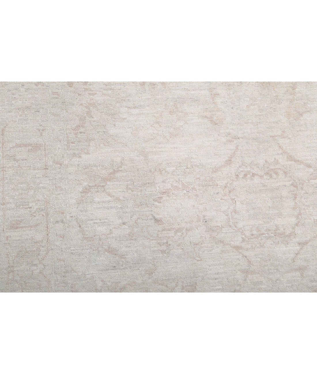 Serenity 3'10'' X 12'6'' Hand-Knotted Wool Rug 3'10'' x 12'6'' (115 X 375) / Ivory / Taupe