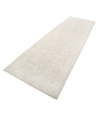 Serenity 4'1'' X 12'4'' Hand-Knotted Wool Rug 4'1'' x 12'4'' (123 X 370) / Grey / Ivory