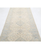 Serenity 4'1'' X 15'0'' Hand-Knotted Wool Rug 4'1'' x 15'0'' (123 X 450) / Ivory / Blue