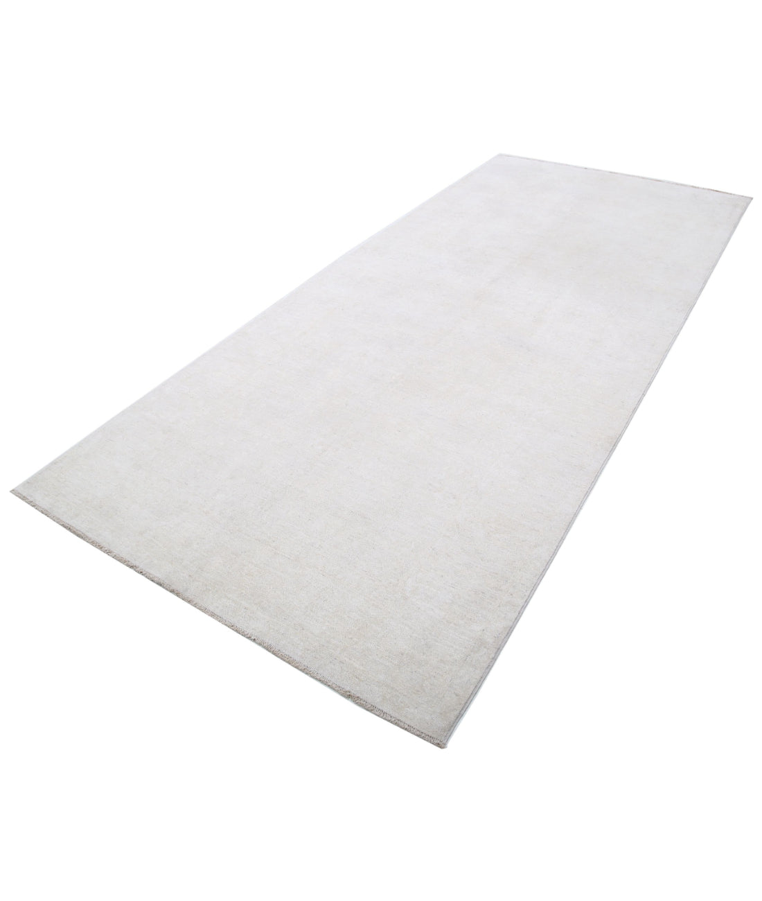 Serenity 4'9'' X 10'9'' Hand-Knotted Wool Rug 4'9'' x 10'9'' (143 X 323) / Grey / Ivory