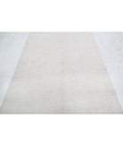 Serenity 4'9'' X 10'9'' Hand-Knotted Wool Rug 4'9'' x 10'9'' (143 X 323) / Grey / Ivory