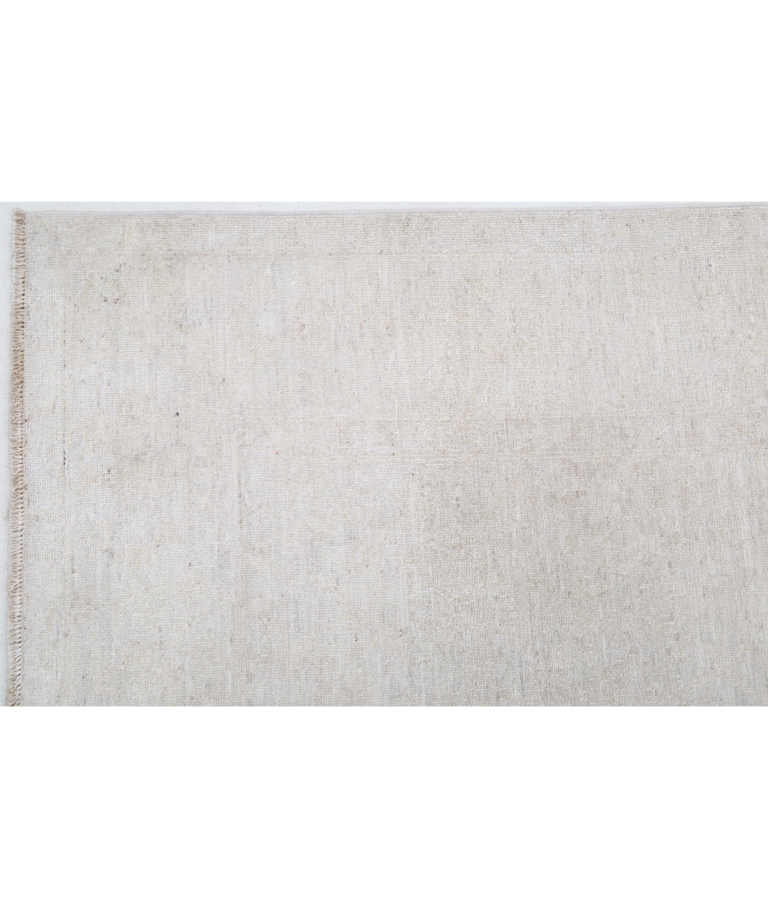 Serenity 4'9'' X 10'9'' Hand-Knotted Wool Rug 4'9'' x 10'9'' (143 X 323) / Grey / Ivory