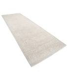 Serenity 4'9'' X 14'2'' Hand-Knotted Wool Rug 4'9'' x 14'2'' (143 X 425) / Ivory / Grey