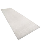 Serenity 4'9'' X 14'8'' Hand-Knotted Wool Rug 4'9'' x 14'8'' (143 X 440) / Ivory / Grey