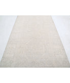 Serenity 4'9'' X 14'8'' Hand-Knotted Wool Rug 4'9'' x 14'8'' (143 X 440) / Ivory / Grey