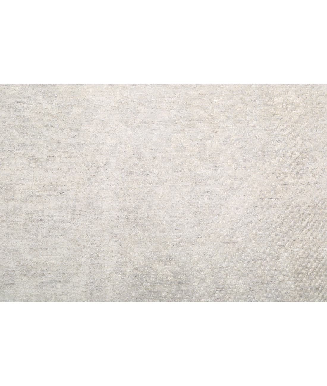 Serenity 4'9'' X 14'8'' Hand-Knotted Wool Rug 4'9'' x 14'8'' (143 X 440) / Ivory / Grey