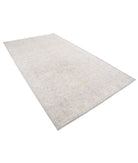 Serenity 6'3'' X 10'9'' Hand-Knotted Wool Rug 6'3'' x 10'9'' (188 X 323) / Grey / Ivory