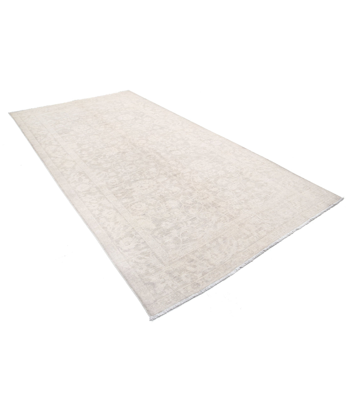 Serenity 6'0'' X 11'5'' Hand-Knotted Wool Rug 6'0'' x 11'5'' (180 X 343) / Taupe / Ivory