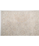 Serenity 6'0'' X 11'6'' Hand-Knotted Wool Rug 6'0'' x 11'6'' (180 X 345) / Ivory / Grey