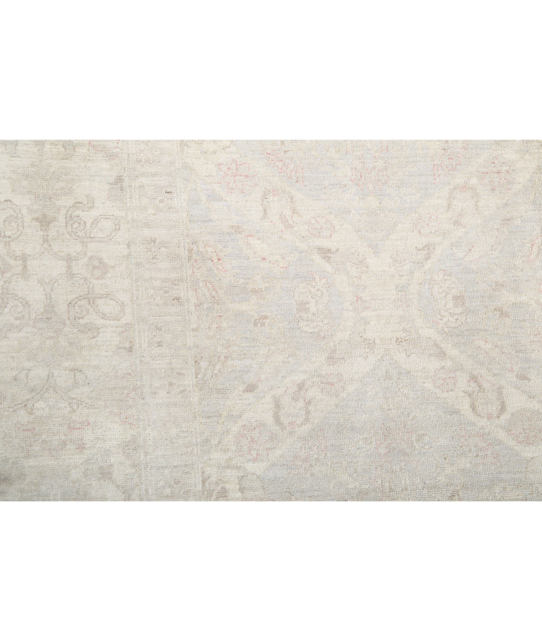 Serenity 6'1'' X 7'11'' Hand-Knotted Wool Rug 6'1'' x 7'11'' (183 X 238) / Ivory / Grey