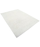 Serenity 6'2'' X 8'3'' Hand-Knotted Wool Rug 6'2'' x 8'3'' (185 X 248) / Ivory / Blue