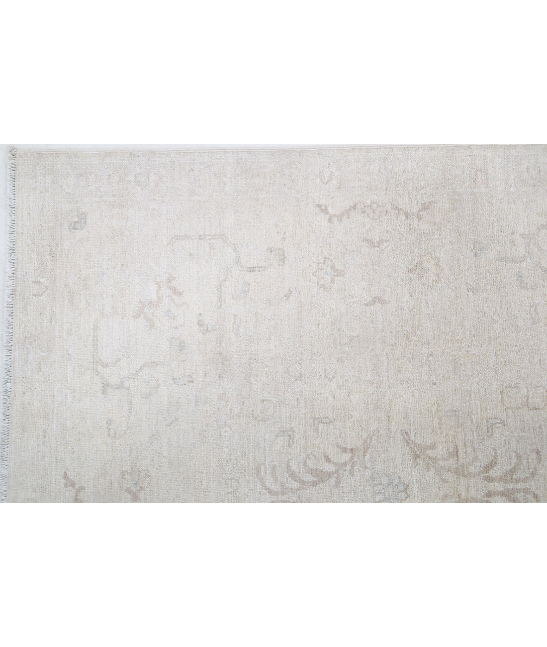 Serenity 6'0'' X 8'6'' Hand-Knotted Wool Rug 6'0'' x 8'6'' (180 X 255) / Ivory / Taupe