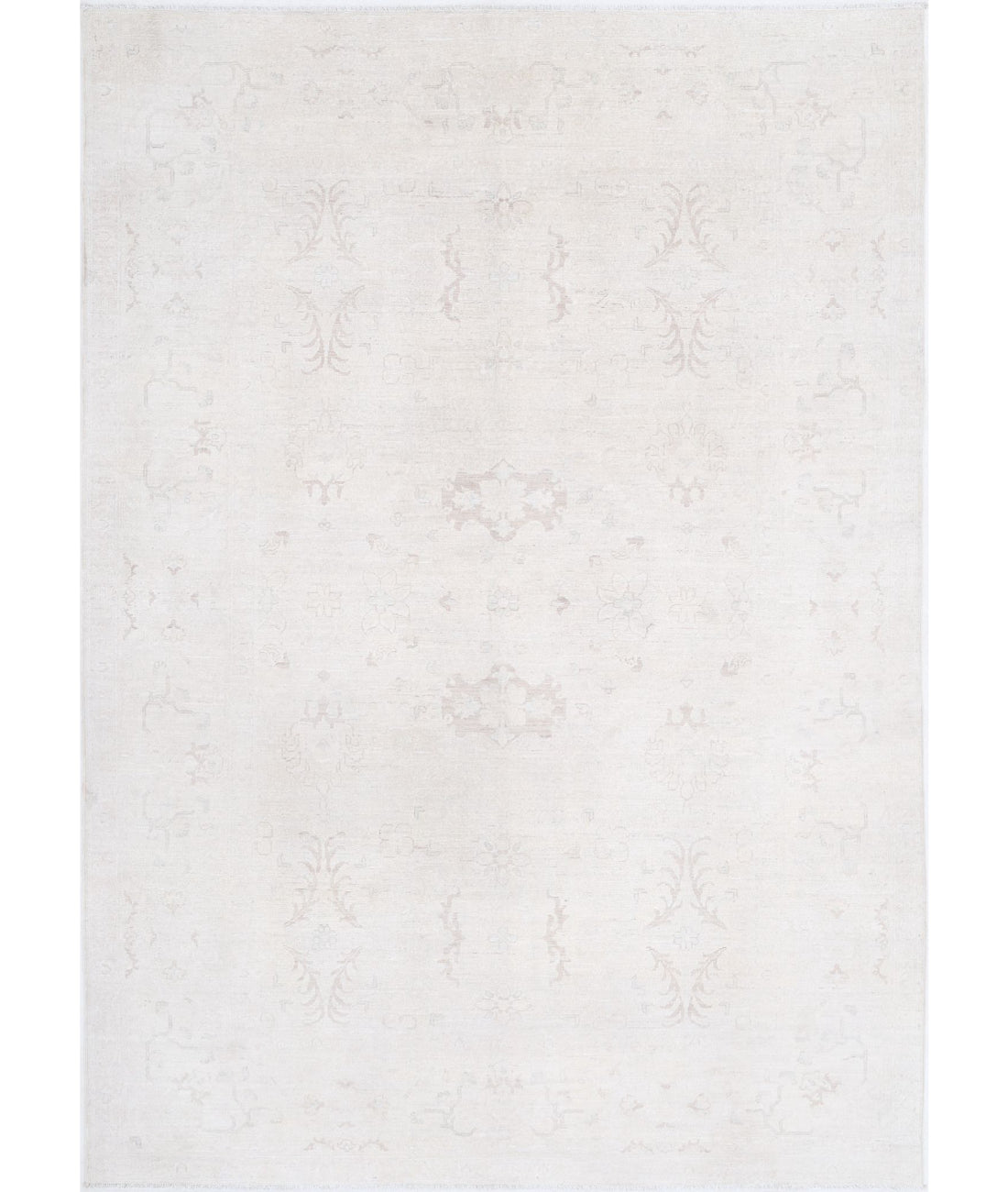 Serenity 6'0'' X 8'6'' Hand-Knotted Wool Rug 6'0'' x 8'6'' (180 X 255) / Ivory / Taupe