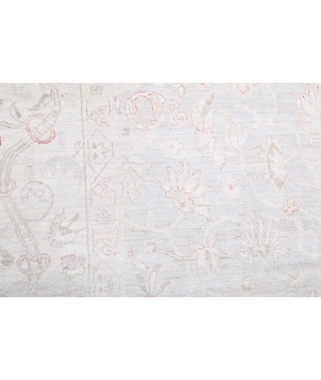 Serenity 6'0'' X 8'7'' Hand-Knotted Wool Rug 6'0'' x 8'7'' (180 X 258) / Grey / Ivory