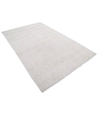 Serenity 5'7'' X 8'9'' Hand-Knotted Wool Rug 5'7'' x 8'9'' (168 X 263) / Ivory / Grey