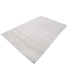 Serenity 5'7'' X 8'9'' Hand-Knotted Wool Rug 5'7'' x 8'9'' (168 X 263) / Ivory / Grey